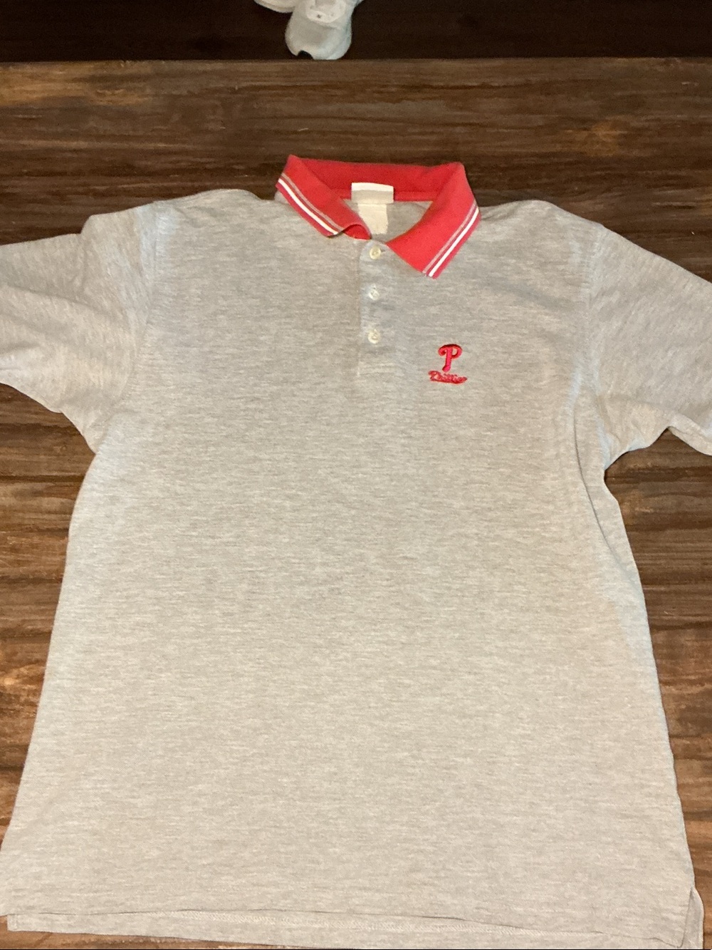 Men's Vintage Phillies Gray Polo
